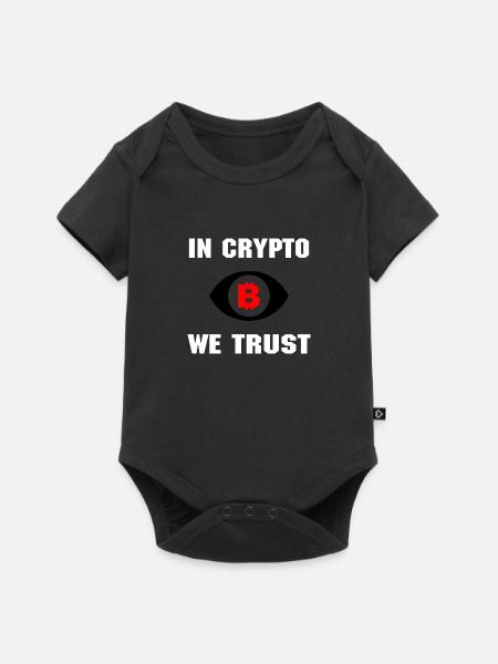 Bitcoin Trading Crypto Aktien - Baby Premium Kurzarmbody - Schwarz