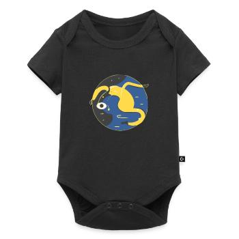 An unreal world apart - Baby Premium short-sleeve bodysuit - black - Front