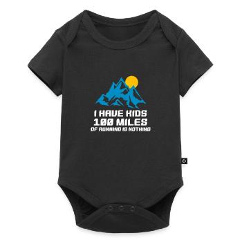 Trail Runner Running Jogging Jogger I Gift - Body à manches courtes Premium Bébé - noir - Devant