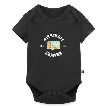 Mir reichts ich geh campen - Wohnwagen Wohnmobil - Baby Premium Kurzarmbody - Schwarz - Vorne