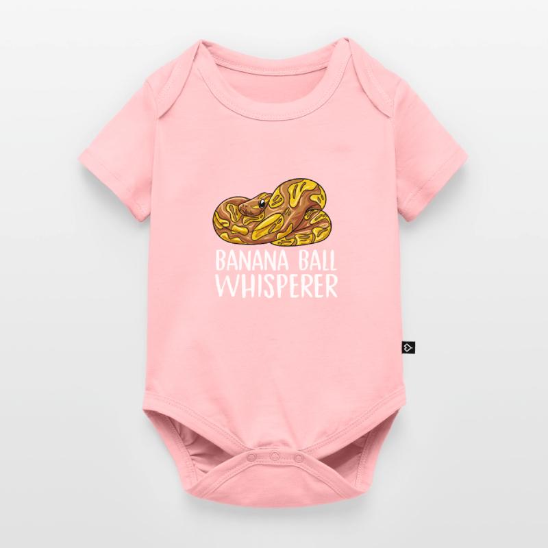 Conception de boule de banane pour un python Body à manches courtes Premium Bébé