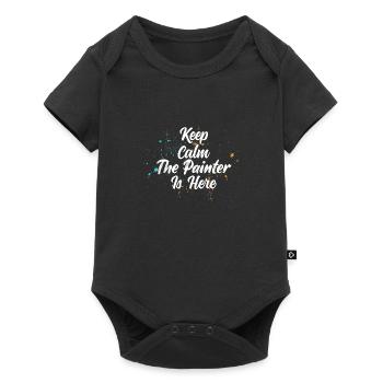 Keep Calm The Painter Is Here Profession Job - Baby Premium Kurzarmbody - Schwarz - Vorne