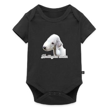 Bedlington terrier - Body à manches courtes Premium Bébé - noir - Devant