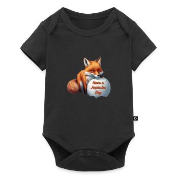Have a Foxtastic Day - Baby Premium short-sleeve bodysuit - black - Front