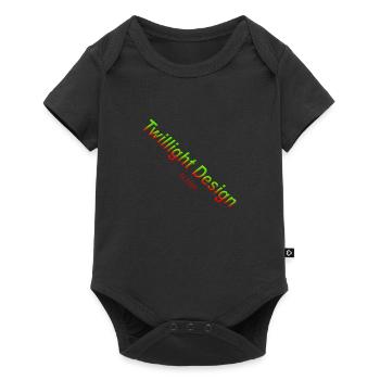 Logo Twillight Design - Baby Premium Kurzarmbody - Schwarz - Vorne