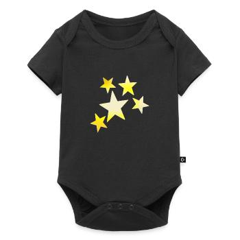 Star - Baby Premium short-sleeve bodysuit - black - Front