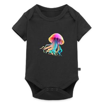 Méduse Méduse Sea Creature Diving Cadeau coloré - Body à manches courtes Premium Bébé - noir - Devant