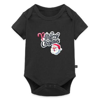 Merry Christmas - Body à manches courtes Premium Bébé - noir - Devant
