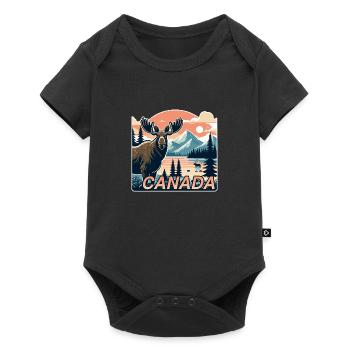Canada 13 - Baby Premium short-sleeve bodysuit - black - Front