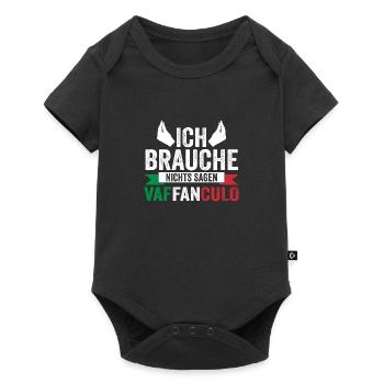 Italy Italian Vaffanculo - Baby Premium short-sleeve bodysuit - black - Front