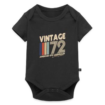 1972 - Baby Premium short-sleeve bodysuit - black - Front