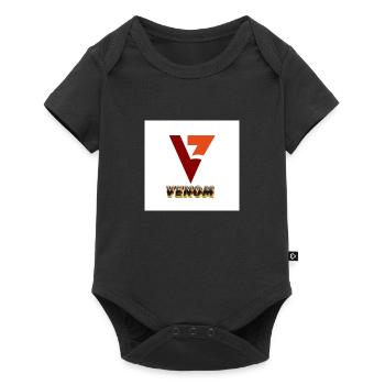 VENOMs1 - Baby Premium Kurzarmbody - Schwarz - Vorne
