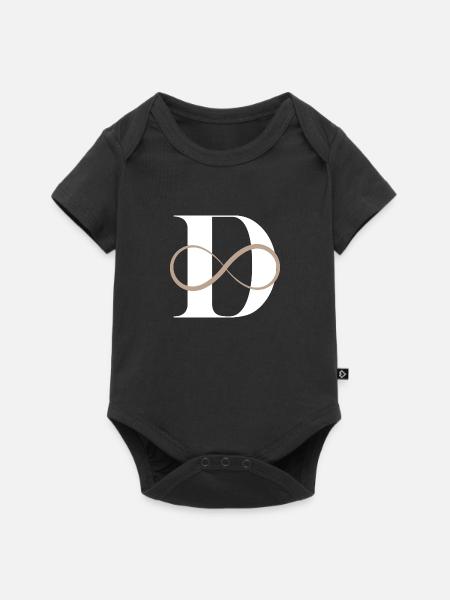Buchstabe der Unendlichkeit - Baby Premium Kurzarmbody - Schwarz