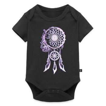 Indianer Heilung Symbol - Baby Premium Kurzarmbody - Schwarz - Vorne