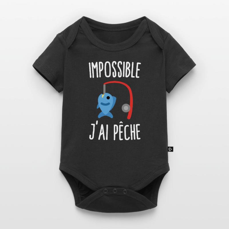 Impossible j'ai pêche Body à manches courtes Premium Bébé