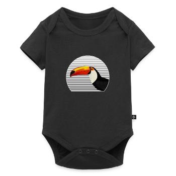 Toucan bird bird lover bird watcher - Baby Premium short-sleeve bodysuit - black - Front