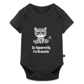 So apparently I'm dramatic funny sarka - Baby Premium short-sleeve bodysuit - black - Front
