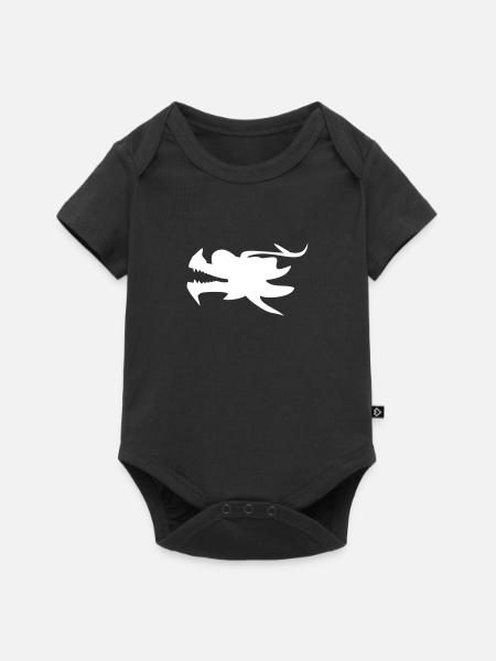 Drachenboot Drachenkopf Kanu 1c - Baby Premium Kurzarmbody - Schwarz
