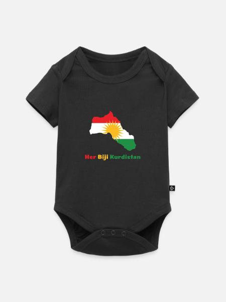 Her biji Kurdistan Kurdisch Geschenk Heimat - Baby Premium Kurzarmbody - Schwarz