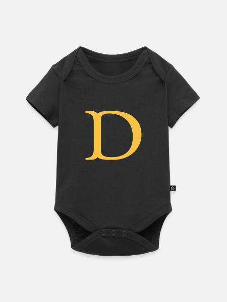 D - Baby Premium Kurzarmbody - Schwarz