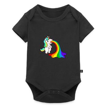 Licorne de vomi - Body à manches courtes Premium Bébé - noir - Devant
