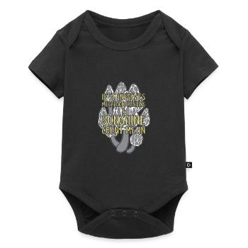 Mushroom pickers collect mushroom pickers - Baby Premium short-sleeve bodysuit - black - Front