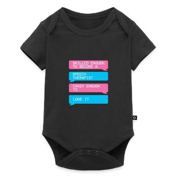 Orthophoniste Orthophonie Orthophonie - Body à manches courtes Premium Bébé - noir - Devant