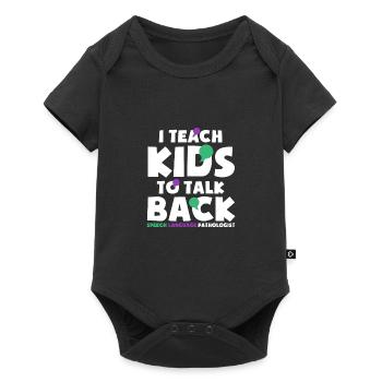 Speech Therapist Speech Therapy Speech Therapist - Baby Premium short-sleeve bodysuit - black - Front