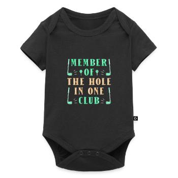 Golf Golfeurs Golfeurs - Body à manches courtes Premium Bébé - noir - Devant