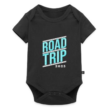 Road Trip - Body à manches courtes Premium Bébé - noir - Devant