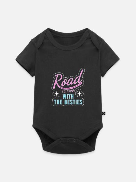 Road Trip - Baby Premium Kurzarmbody - Schwarz