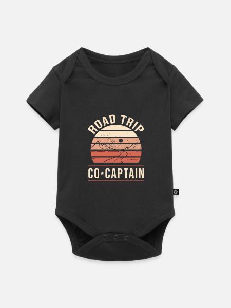 Road Trip - Baby Premium Kurzarmbody - Schwarz
