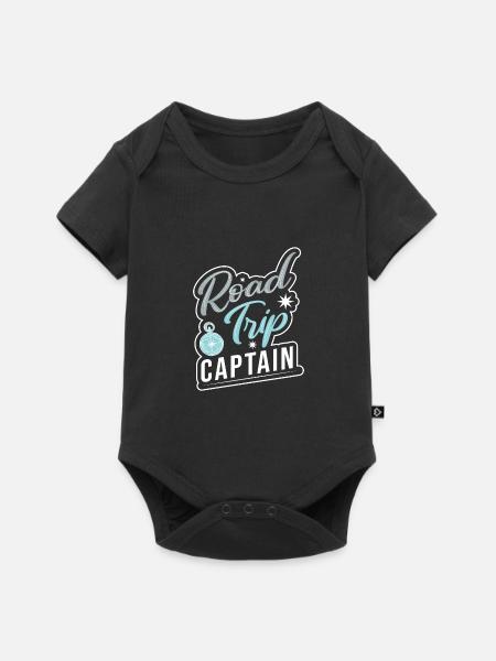 Road Trip - Baby Premium Kurzarmbody - Schwarz