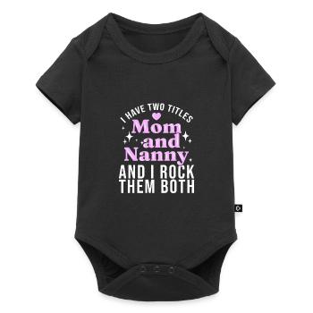 Nanny Babysitter Childminder - Baby Premium short-sleeve bodysuit - black - Front