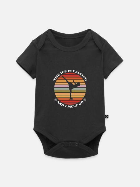 Eiskunstlauf - Baby Premium Kurzarmbody - Schwarz