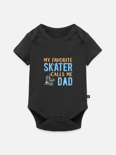 Eiskunstlauf - Baby Premium Kurzarmbody - Schwarz