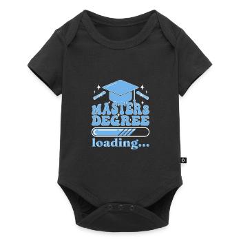 Master's degree University - Baby Premium short-sleeve bodysuit - black - Front