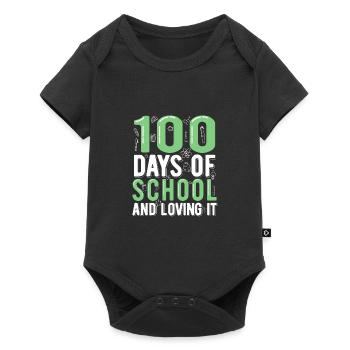 100 jours d’école - Body à manches courtes Premium Bébé - noir - Devant