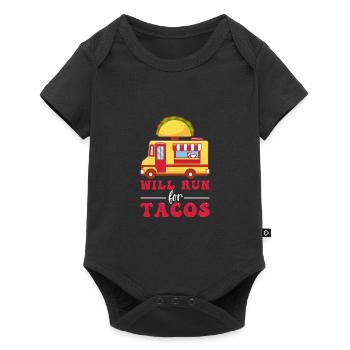 Food Truck Streetfood - Body à manches courtes Premium Bébé - noir - Devant
