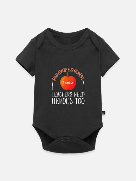 Paraprofessional - Baby Premium Kurzarmbody - Schwarz