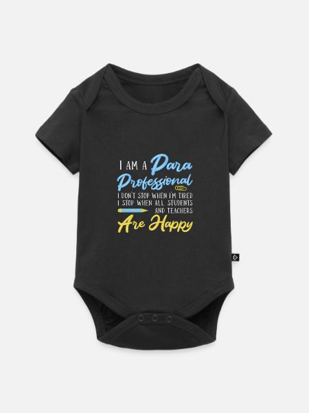 Paraprofessional - Baby Premium Kurzarmbody - Schwarz