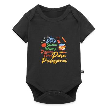 Paraprofessional - Baby Premium short-sleeve bodysuit - black - Front