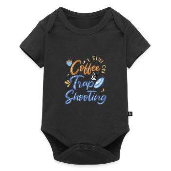 Clay pigeon shooting - Baby Premium short-sleeve bodysuit - black - Front