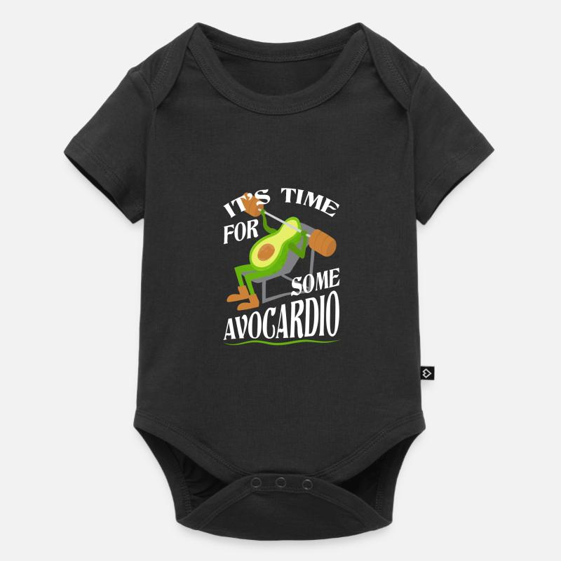 Avocado - Baby Premium Kurzarmbody - Schwarz