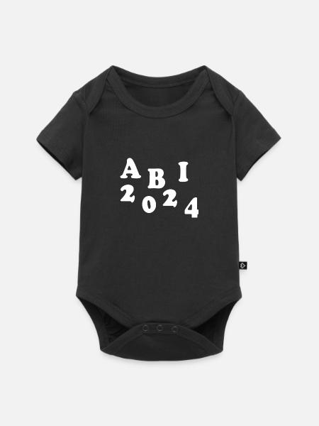 Abi 2024 - Baby Premium Kurzarmbody - Schwarz
