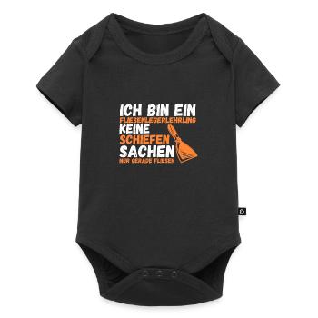 Tile Laying Training Apprentice Auzbi Tile Laying - Baby Premium short-sleeve bodysuit - black - Front
