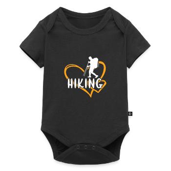 Randonnée Hiker Heart - Body à manches courtes Premium Bébé - noir - Devant
