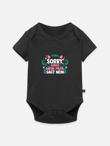 Töchter Tochter - Baby Premium Kurzarmbody - Schwarz