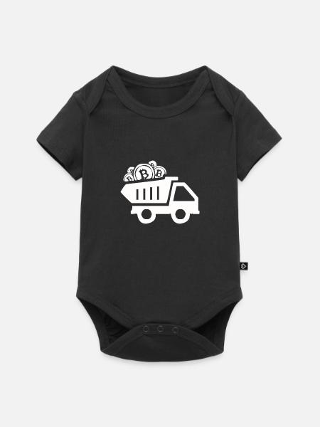 Bitcoin-Interesse - Baby Premium Kurzarmbody - Schwarz