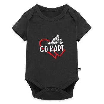 Sport Heart Go Kart - Body à manches courtes Premium Bébé - noir - Devant